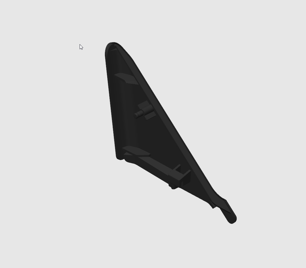 88 89 90 91 Honda Civic GARNISH ,R.DOOR MIRROR Electric | 76220-SH3-900