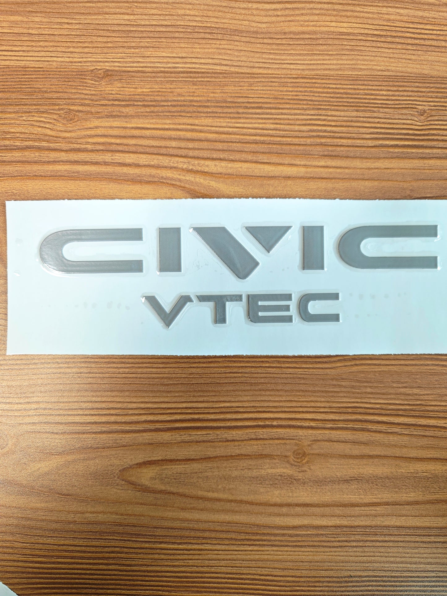 Honda Civic EF Compatible Rear Emblem Reproduction | Raised UV Printed Badge Sticker