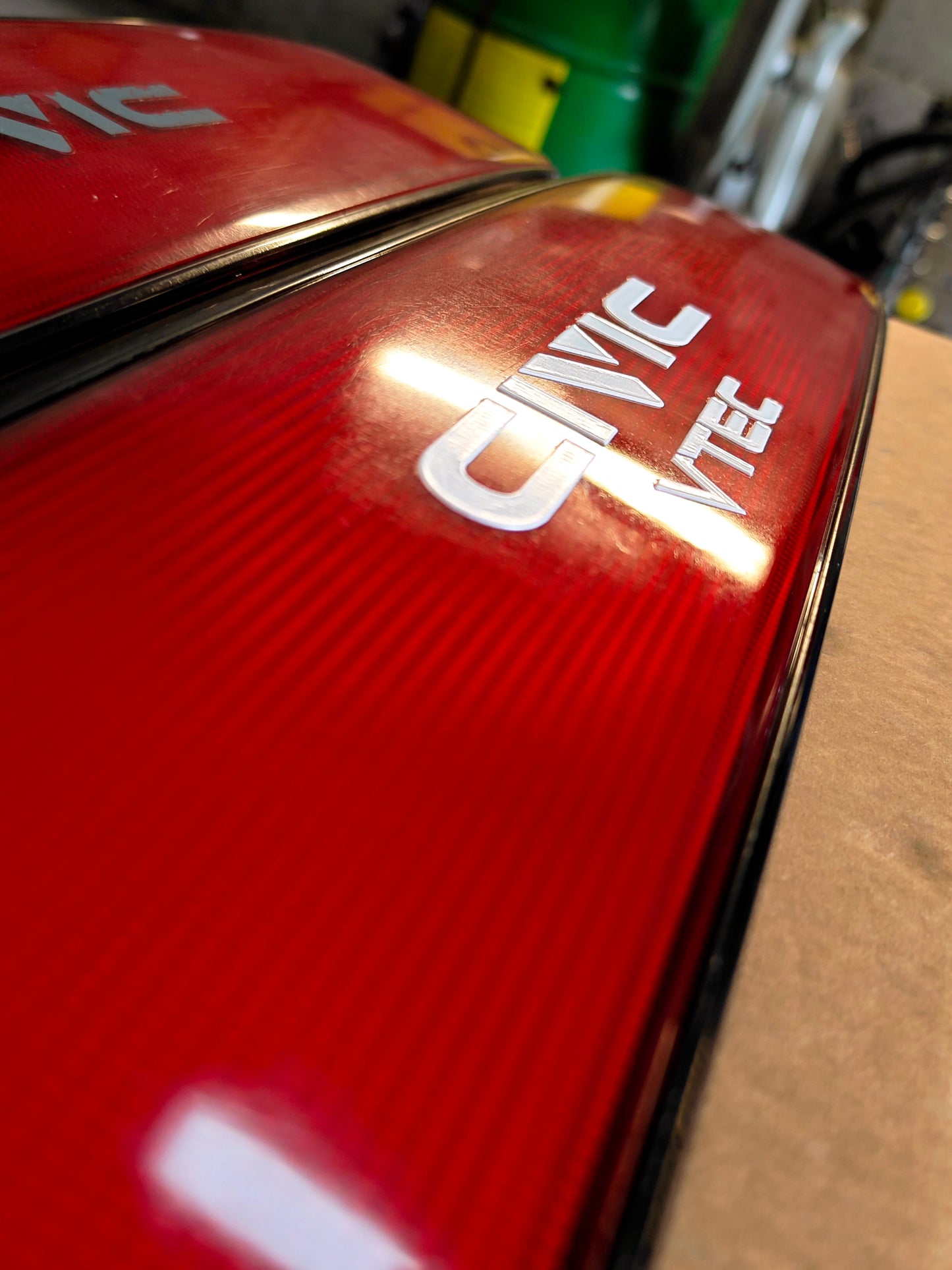 Honda Civic EF Compatible Rear Emblem Reproduction | Raised UV Printed Badge Sticker