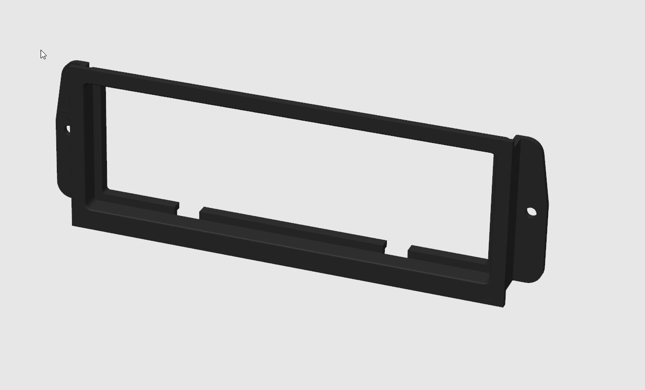 88 89 90 91 Honda Civic HB 4dr WAG Radio Trim Ring  | 77233-SH3-A01