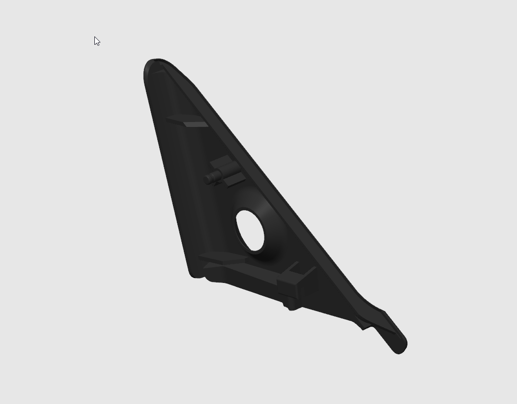 88 89 90 91 Honda Civic GARNISH ,R.DOOR MIRROR Manual | 76220-SH3-000