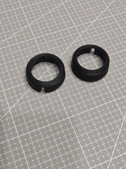 Rolls-Royce Ghost ,Dawn  Wraith Climate Control / Dashboard Blower Fan Knob Cover (only outer shell) | 61319206867 Set of 2