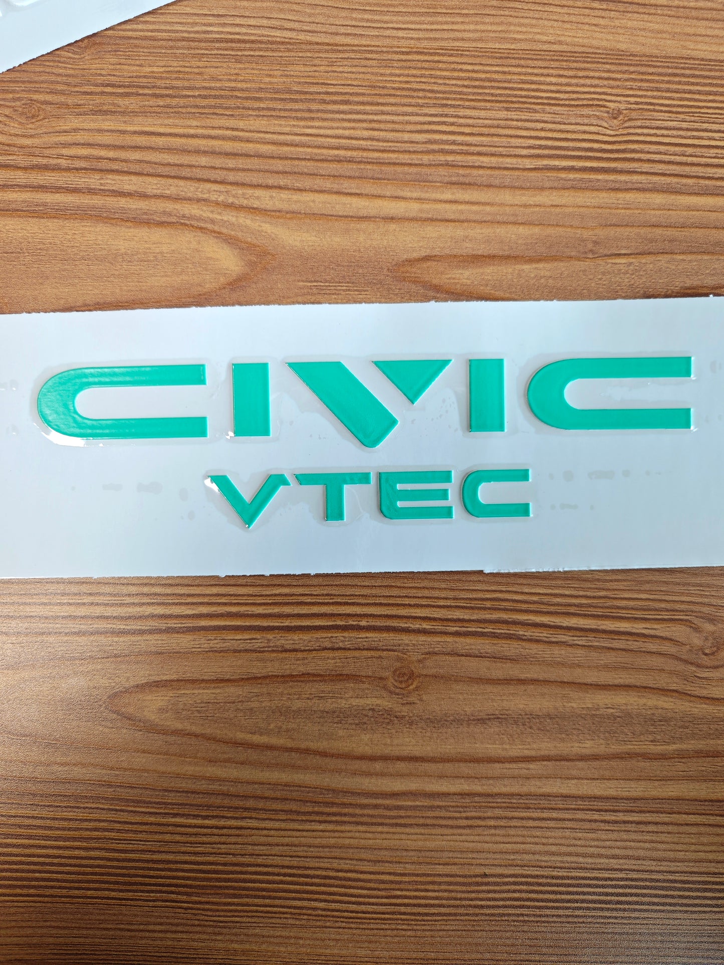 Honda Civic EF Compatible Rear Emblem Reproduction | Raised UV Printed Badge Sticker