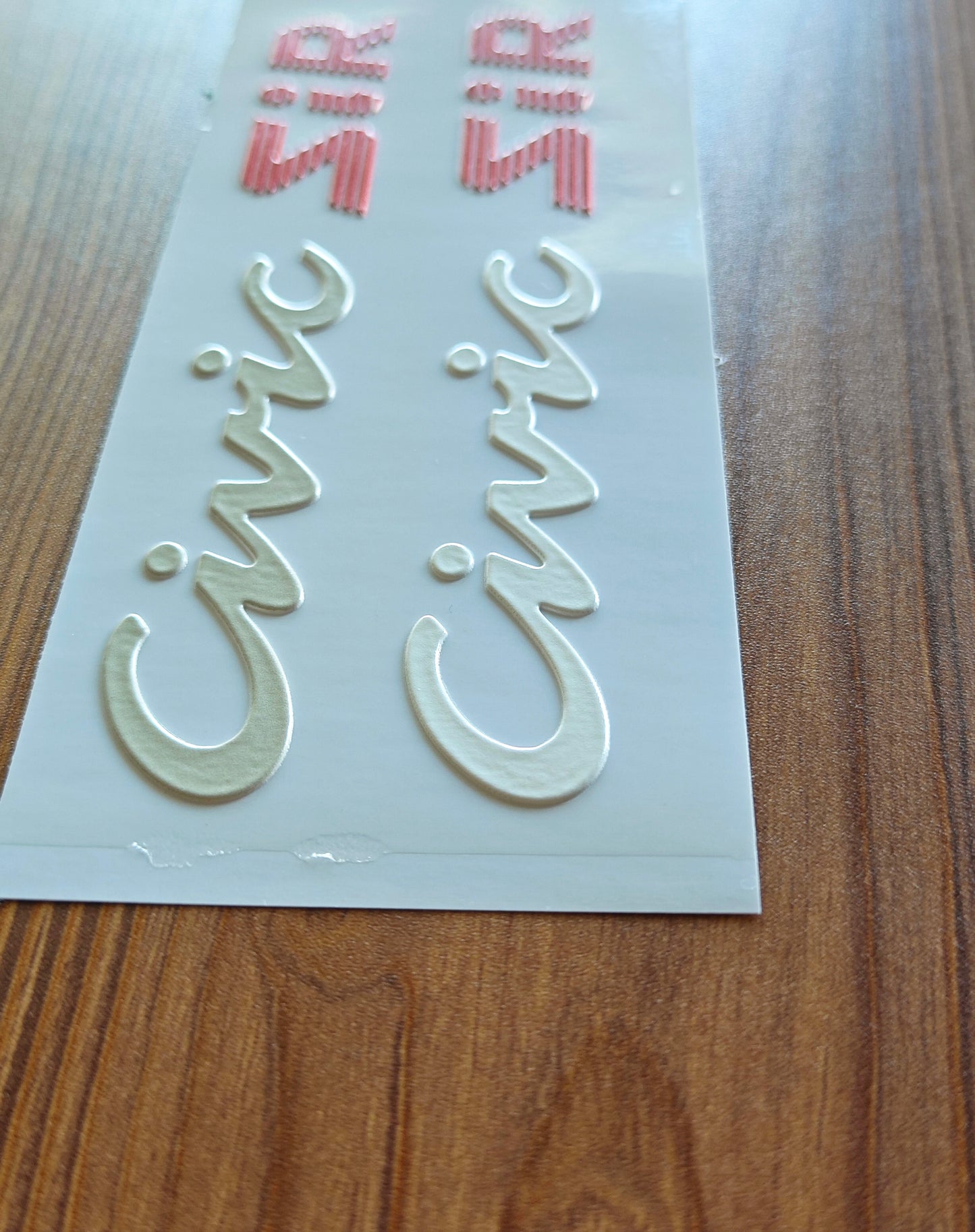 Honda Civic EG Compatible Rear Emblem Reproduction | Raised UV Printed Badge Sticker